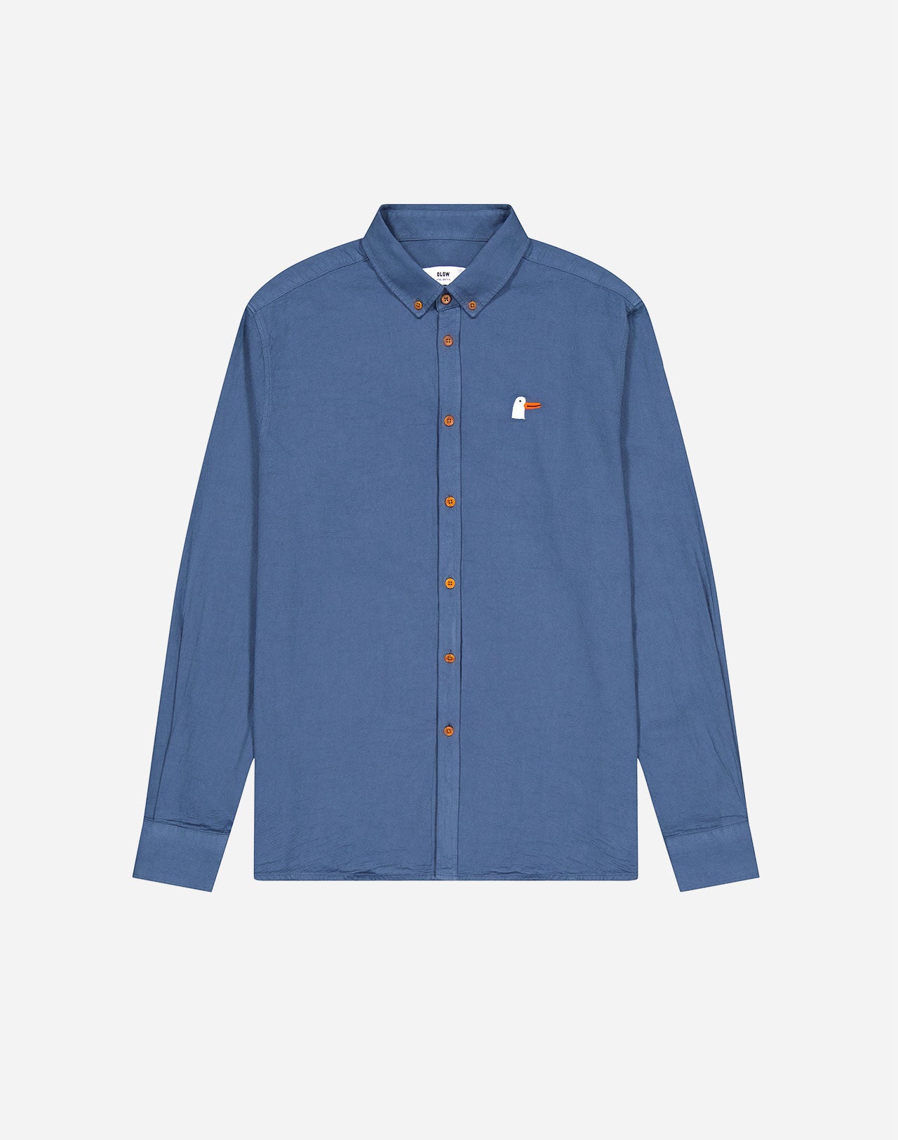 Chemise Classico Goosy bleu cobalt