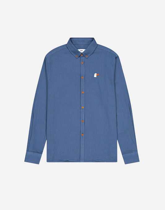 Chemise Classico Goosy bleu cobalt