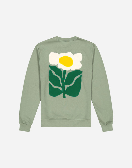 Sweat Floris vert sauge