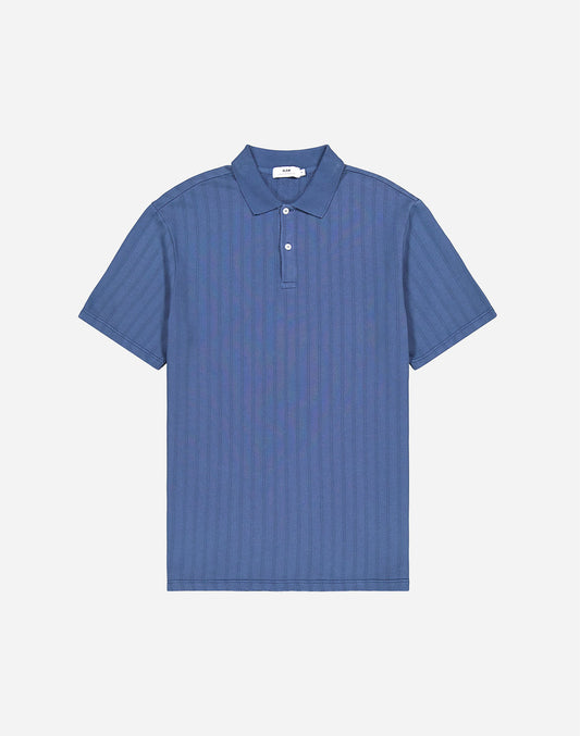 Polo Fez bleu cobalt