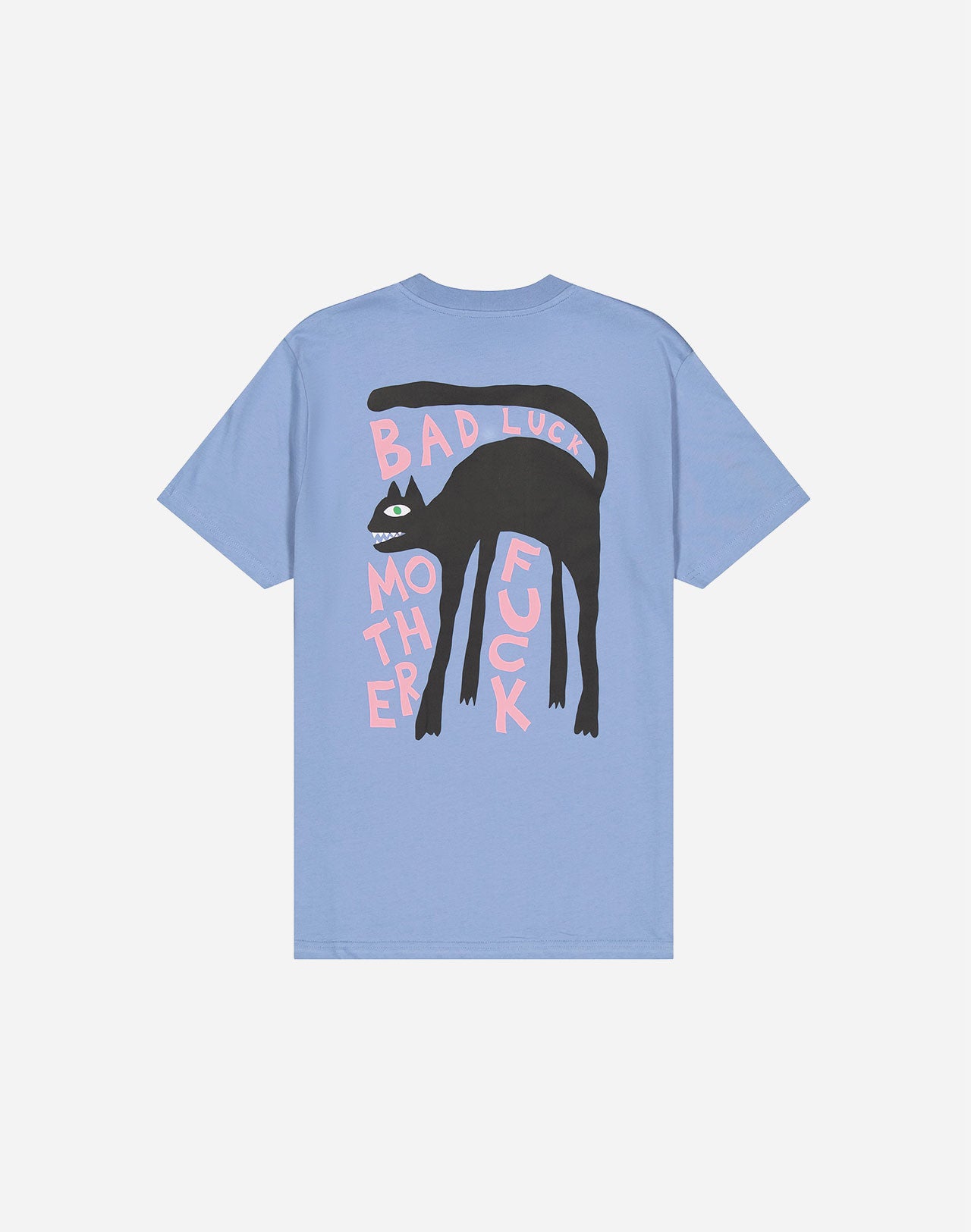 T-shirt Bad Luck bleu azur