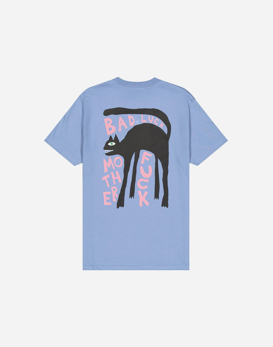 T-shirt Bad Luck bleu azur