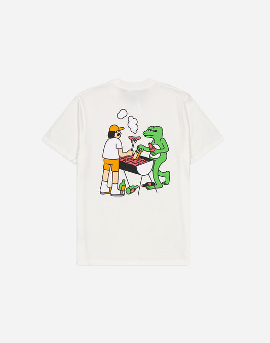 T-shirt BBQ écru