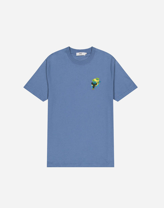 T-shirt Bonjo bleu cobalt