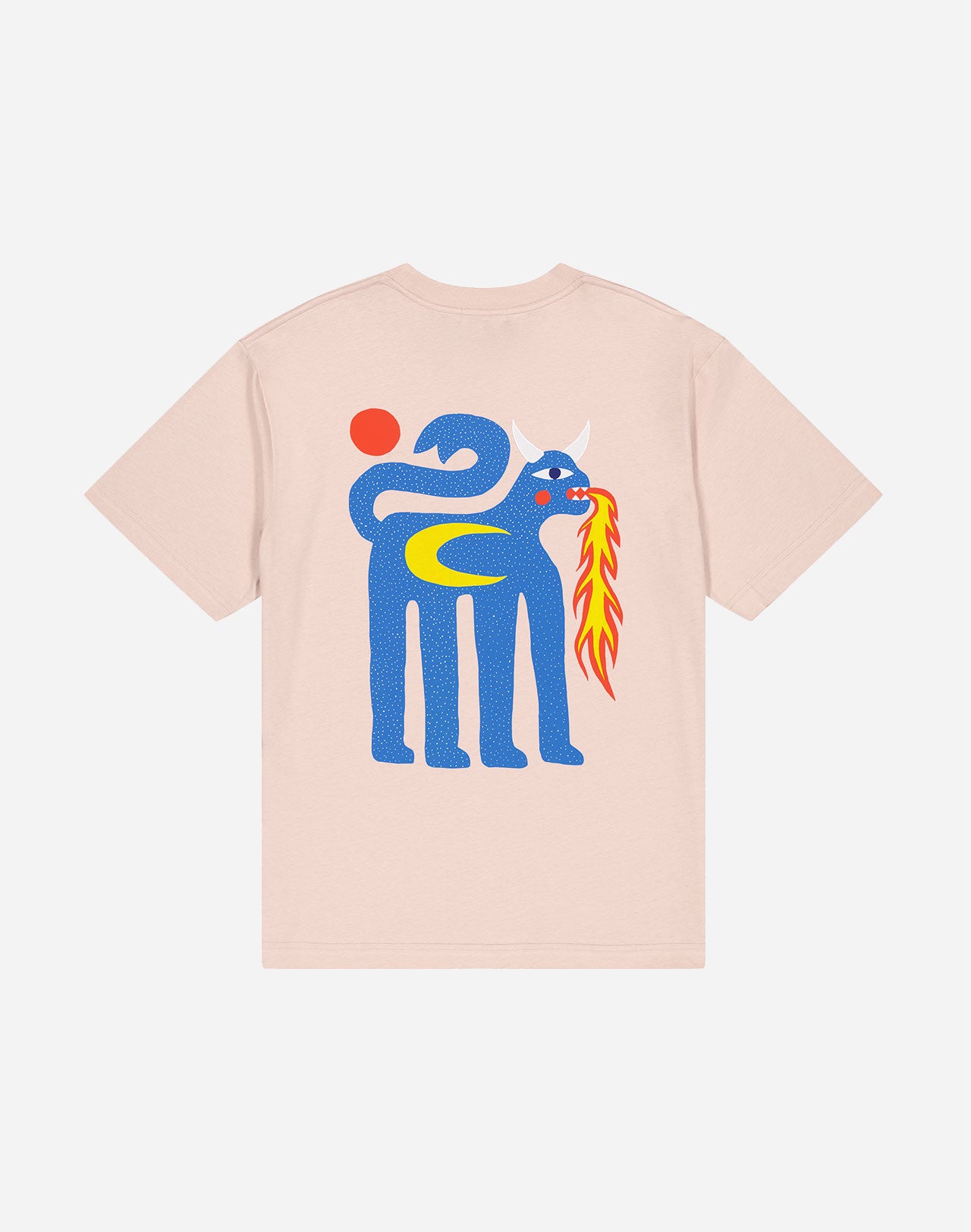 T-shirt Draco ample rose pastel