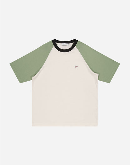 T-shirt Harper ample vert sauge