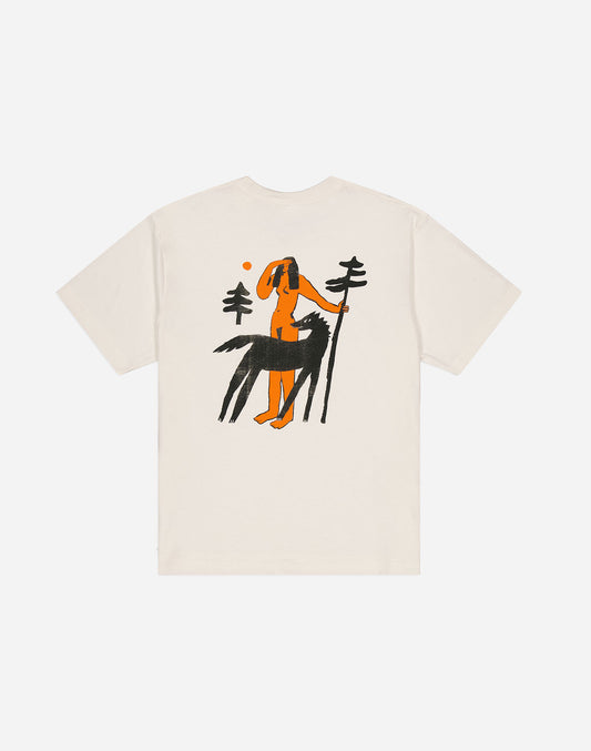 T-shirt Wild ample ivoire
