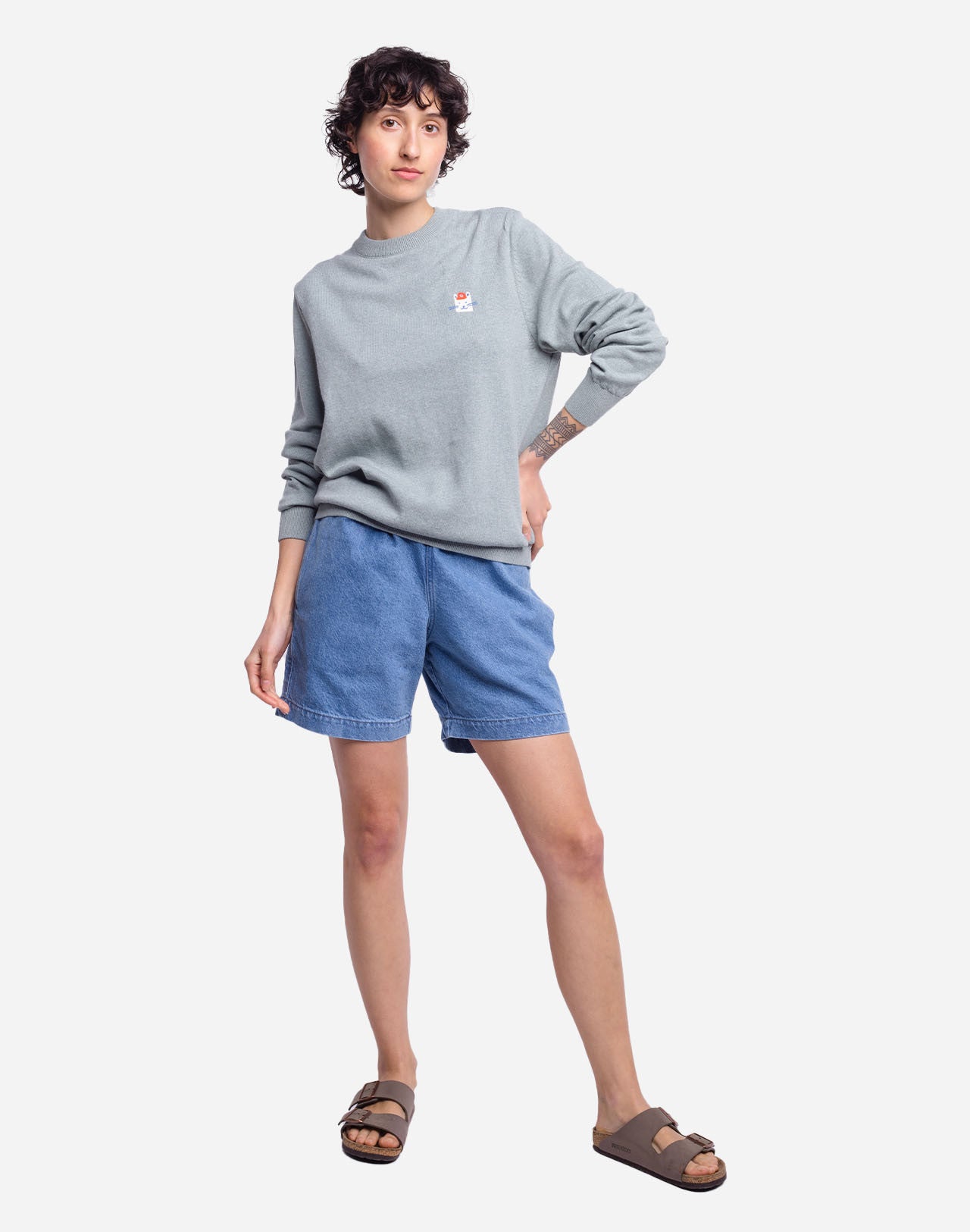 Pull Wisker vert sauge