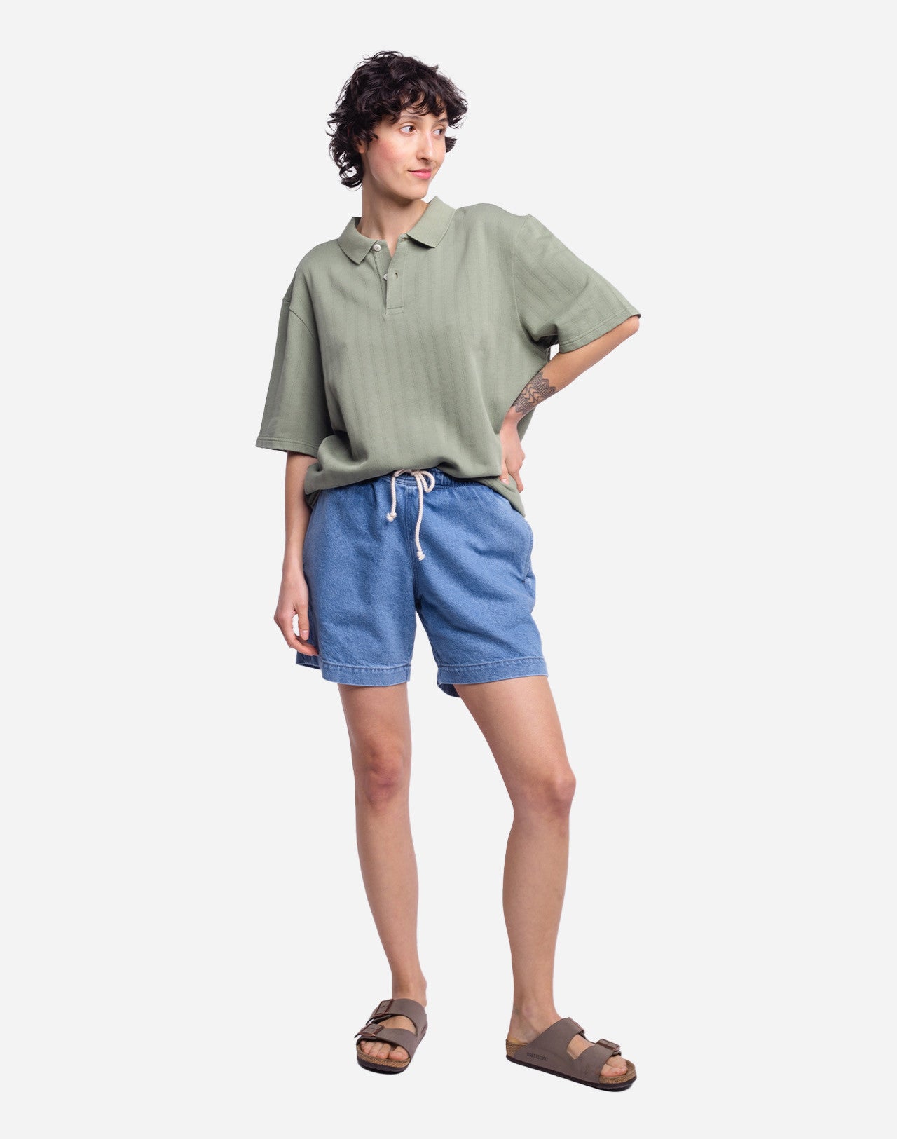 Polo Fez vert sauge