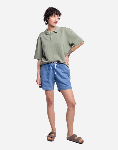 Polo Fez vert sauge