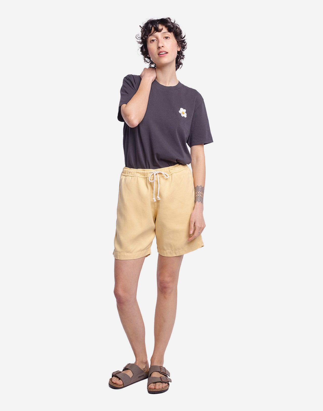 Short Bodhi jaune pastel