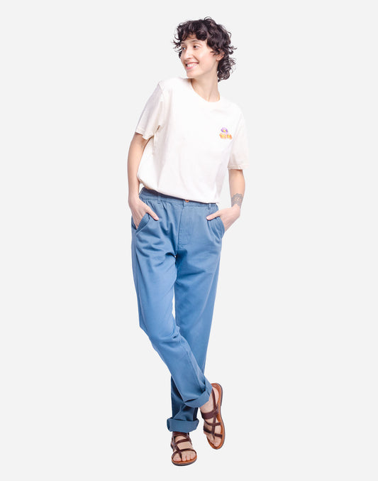 Pantalon Chino bleu cobalt