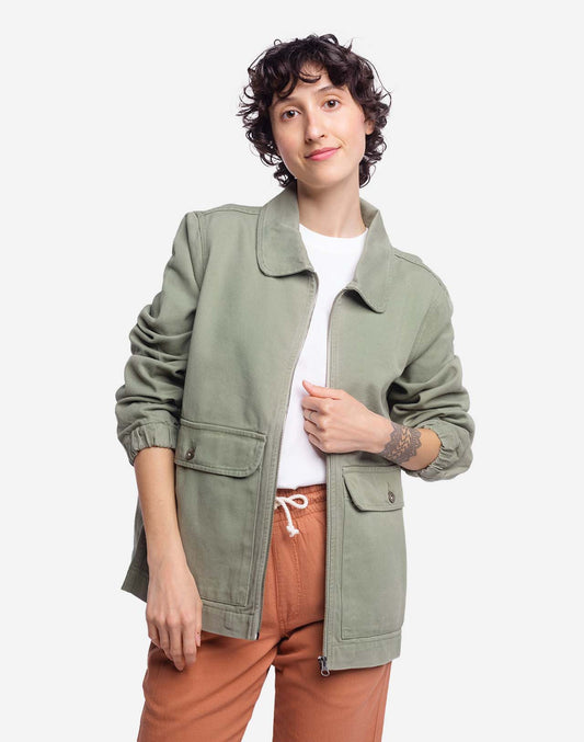 Blouson Bethel vert sauge
