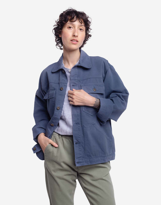 Blouson Hekinan bleu cobalt