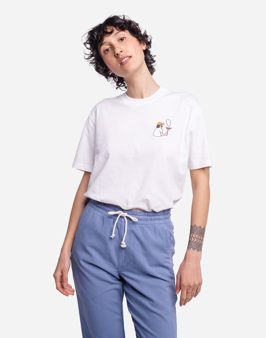T-shirt BBQ écru