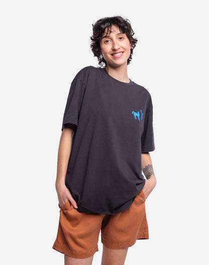 T-shirt Blue Shadow ample