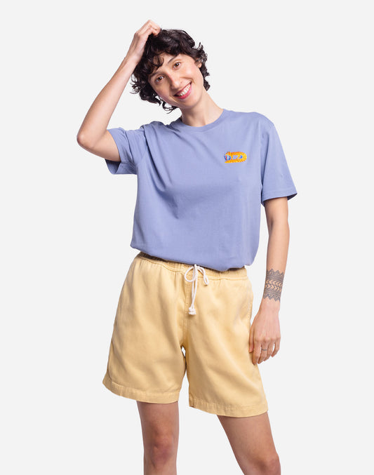 T-shirt Foxy bleu azur
