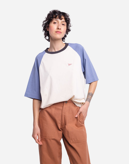 T-shirt Harper ample bleu azur