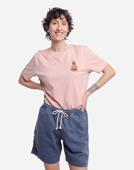 T-shirt Yogi rose pastel