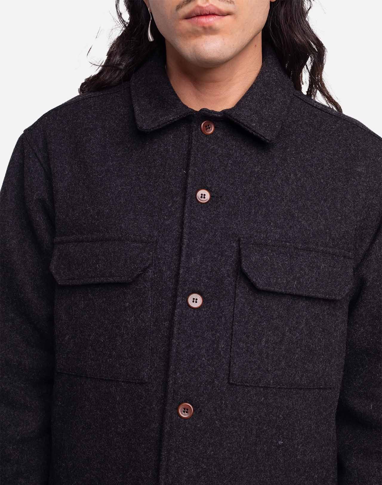 Veste Percy noir chiné