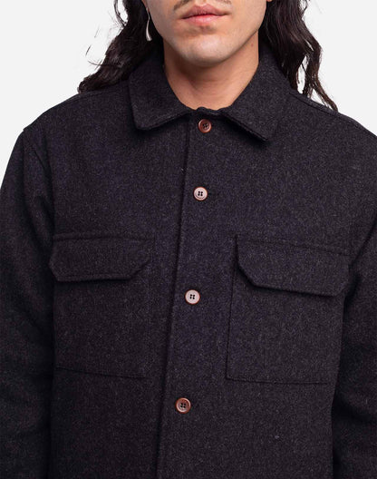 Veste Percy noir chiné