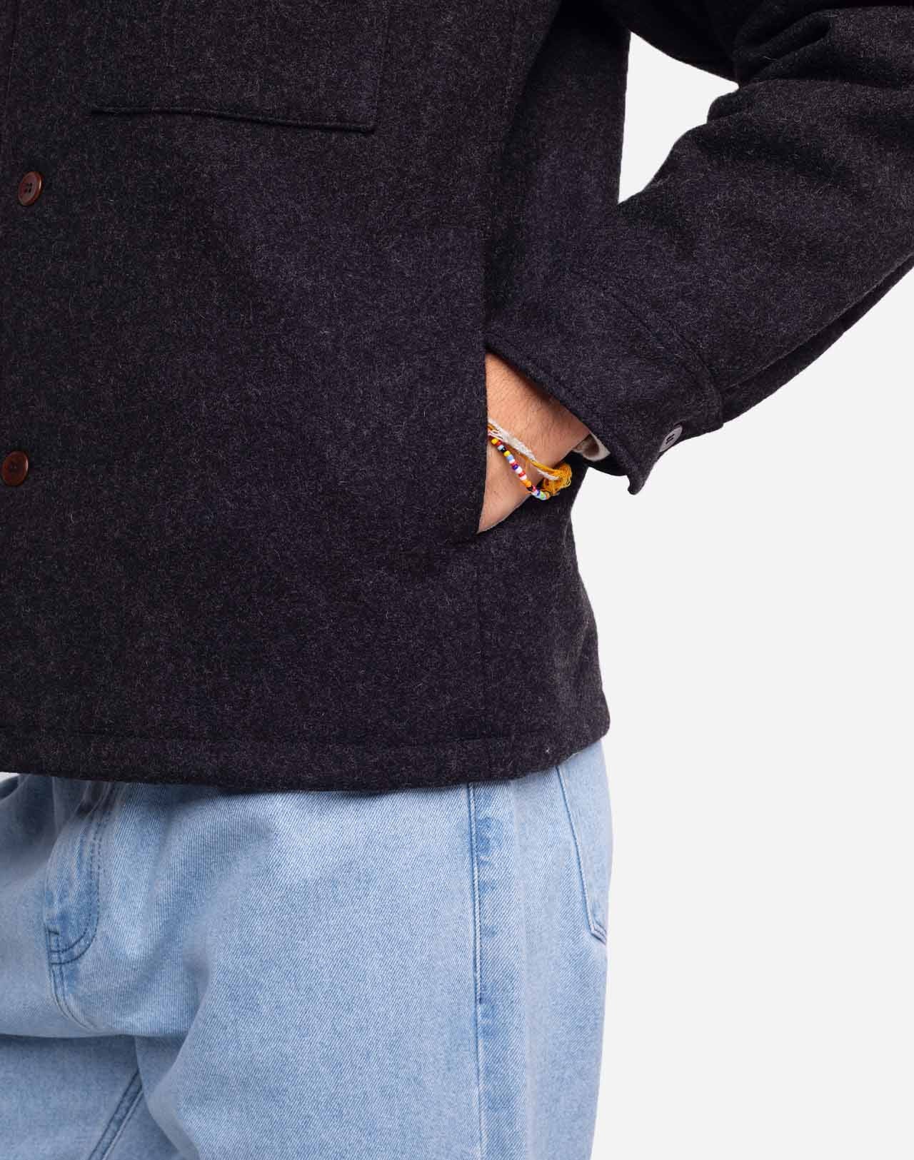 Veste Percy noir chiné