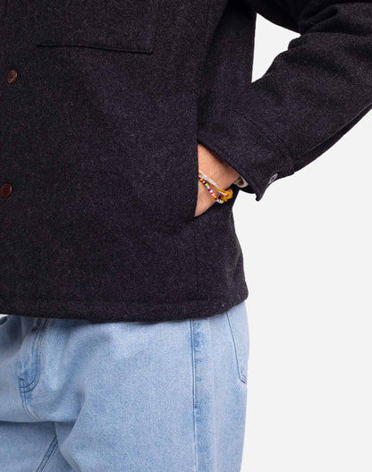 Veste Percy noir chiné