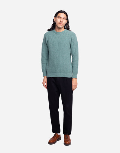 Pull Equinoxe vert émeraude