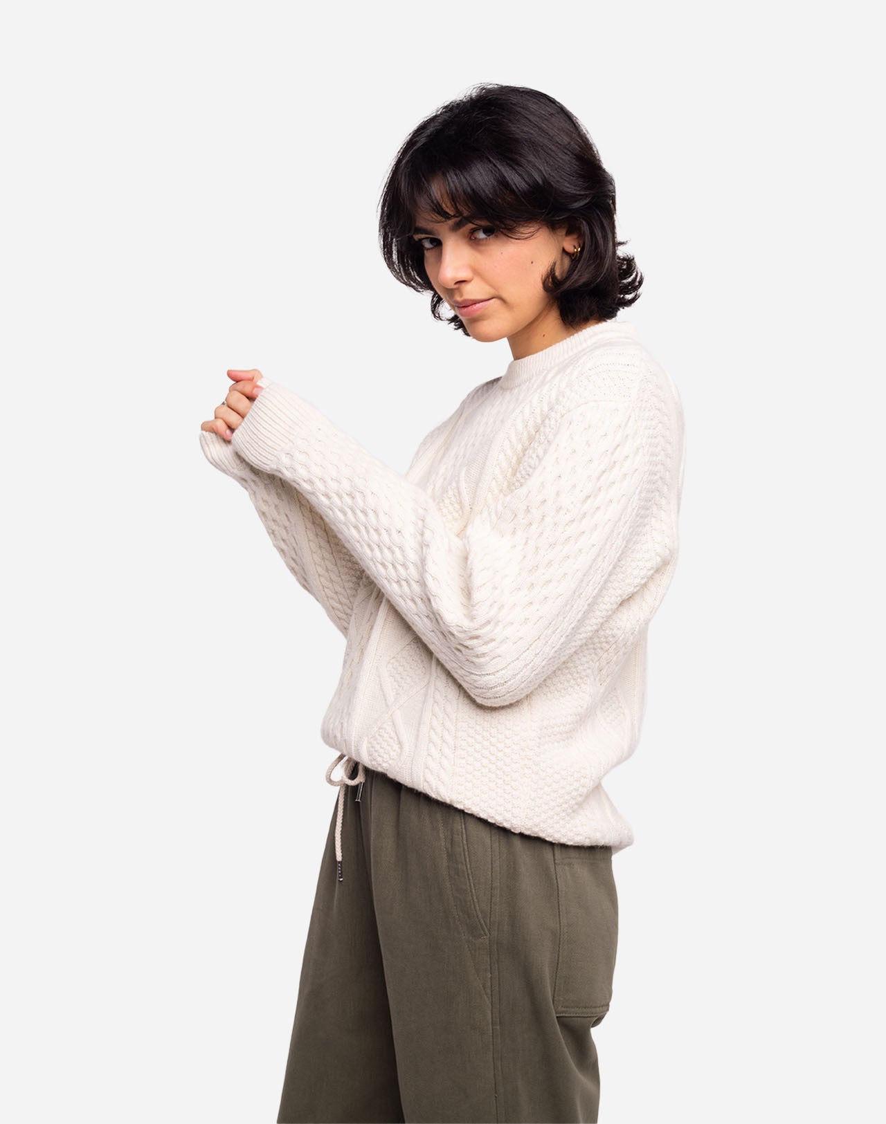 Pull Waddel écru