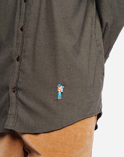 Chemise Classico Tolly kaki