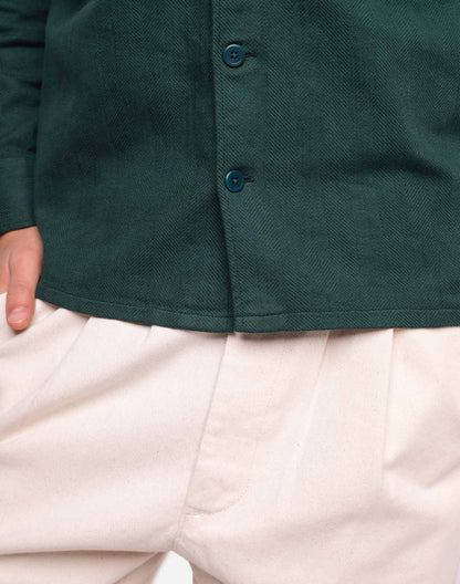 Chemise Dundee vert forêt