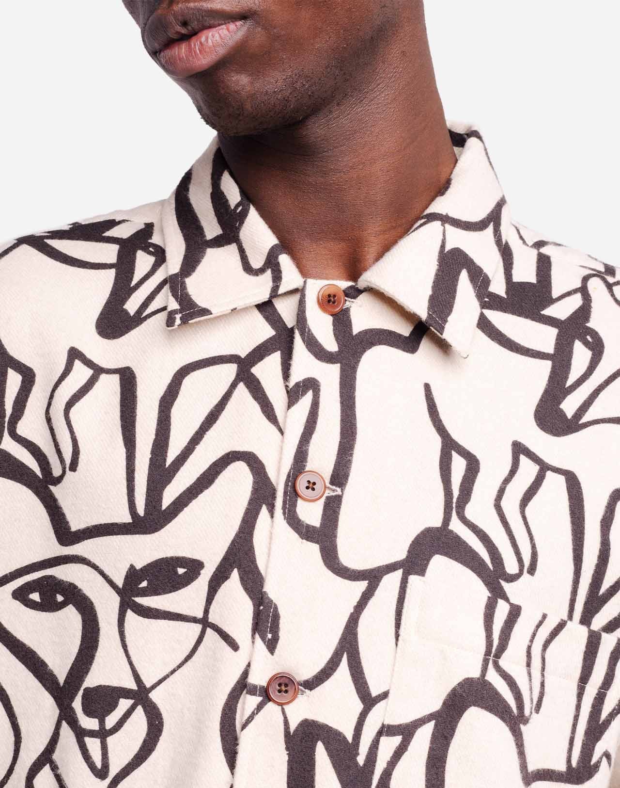 Chemise Slow Goupil écru