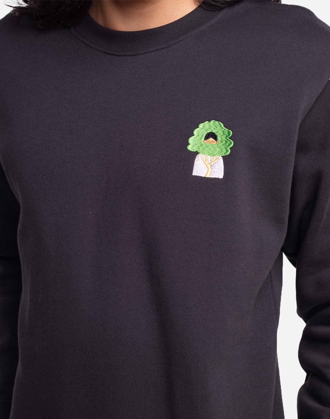 Sweat Green Head noir carbone