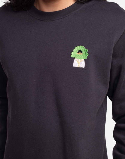 Sweat Green Head noir carbone