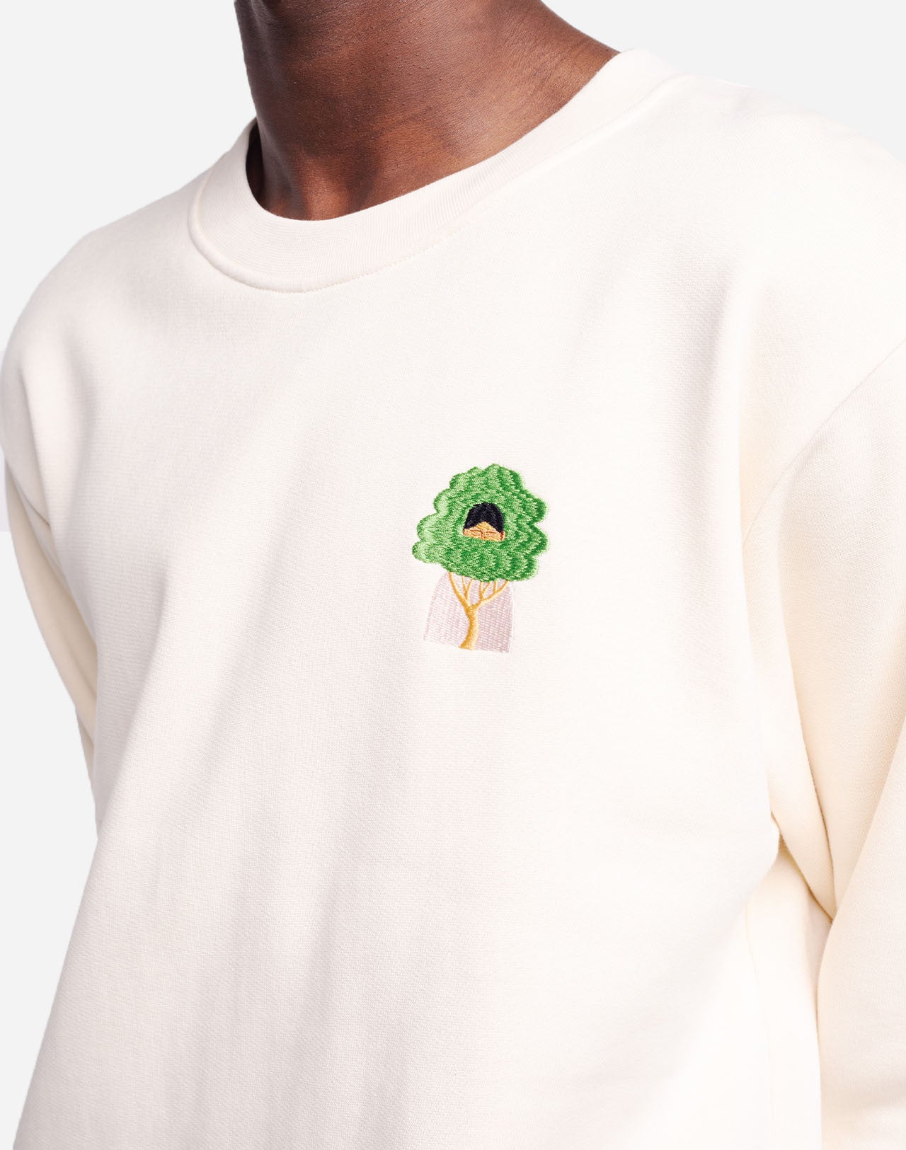 Sweat Green Head écru