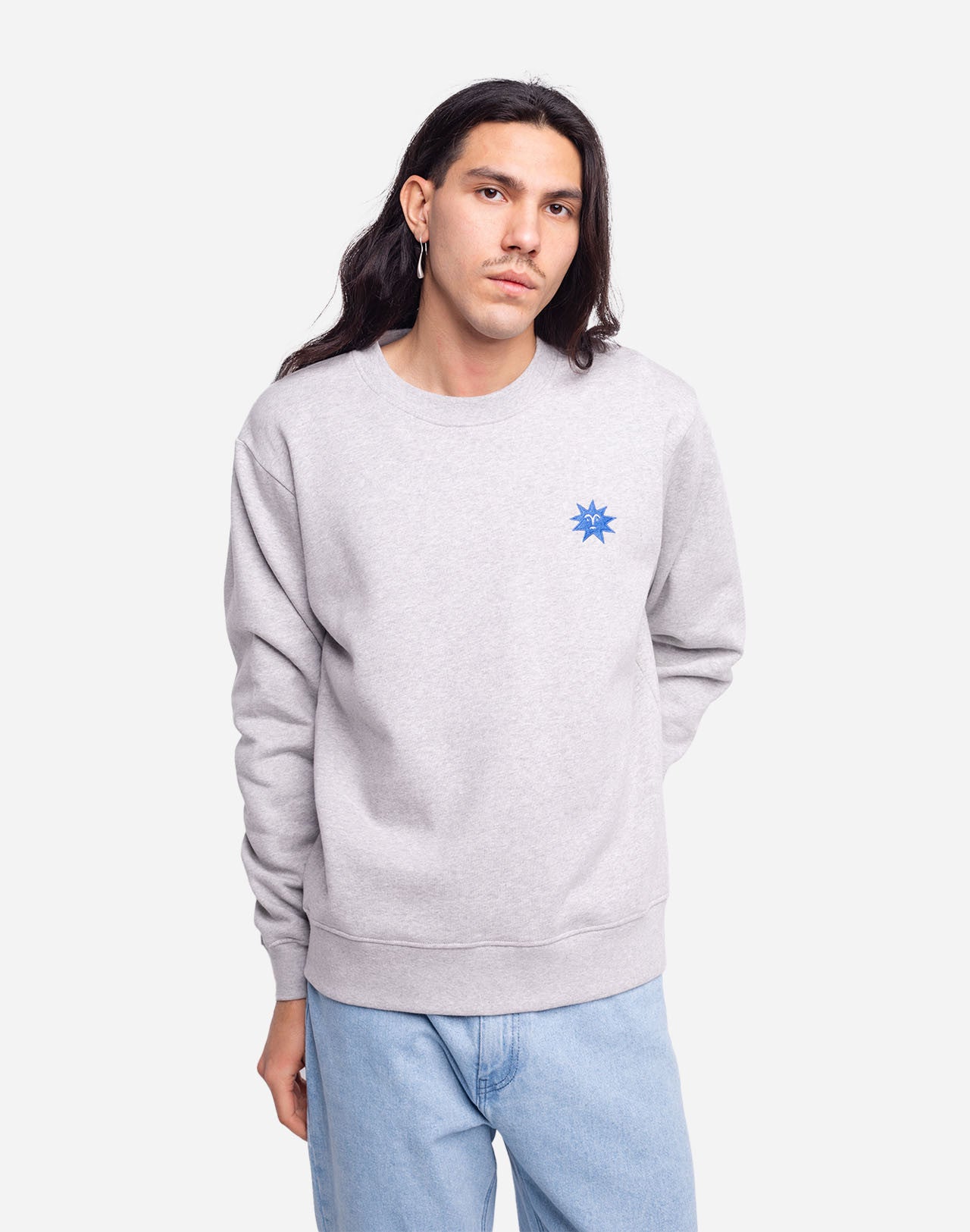Sweat Night Bird gris chiné