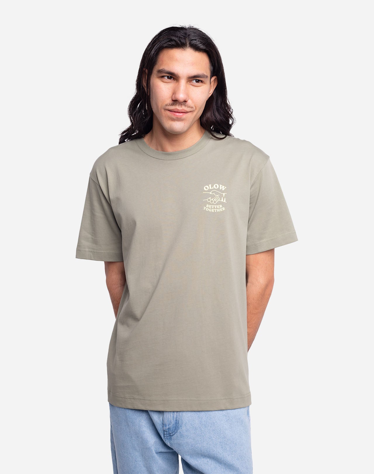 T-shirt Better Together Argile ample