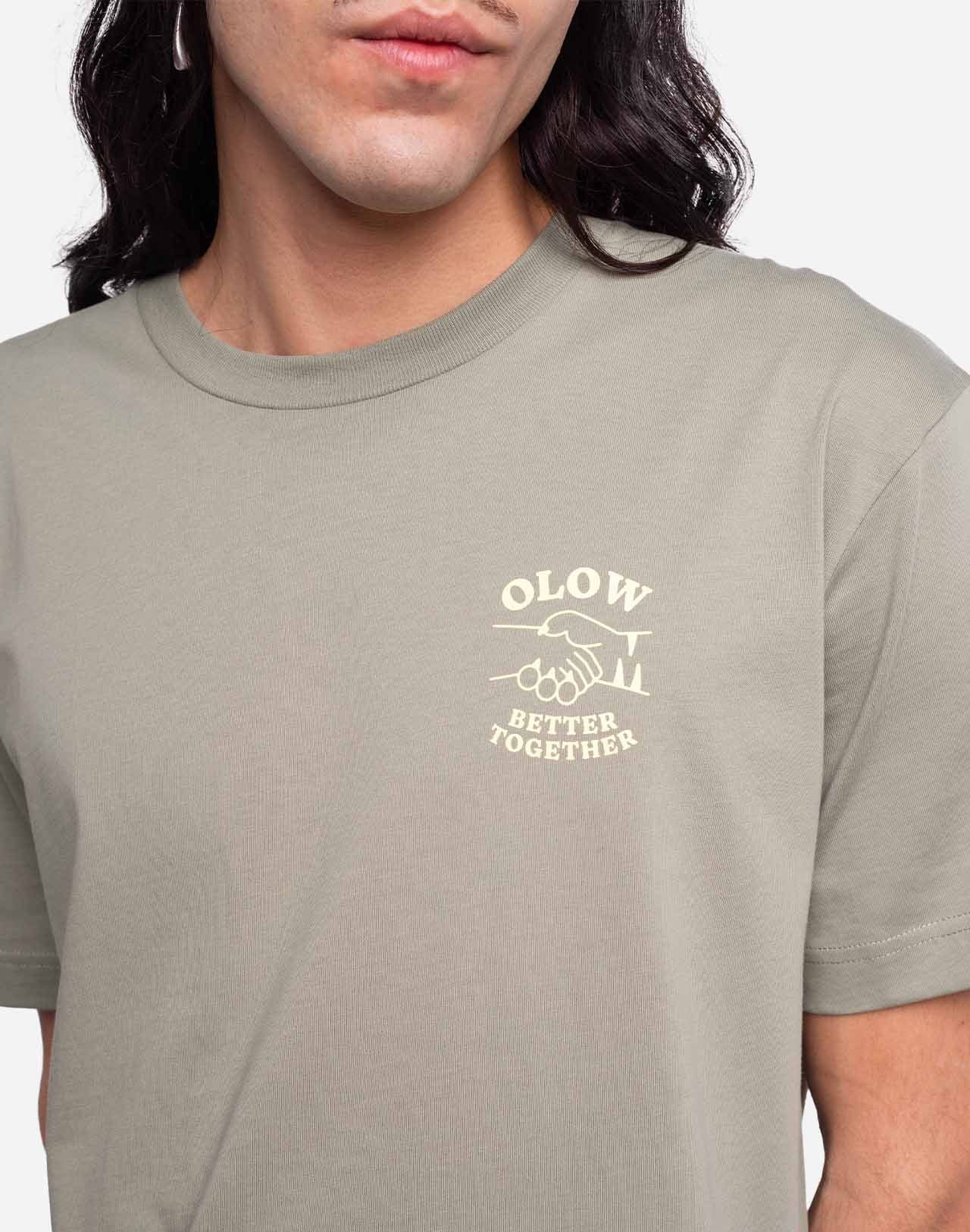 T-shirt Better Together Argile ample