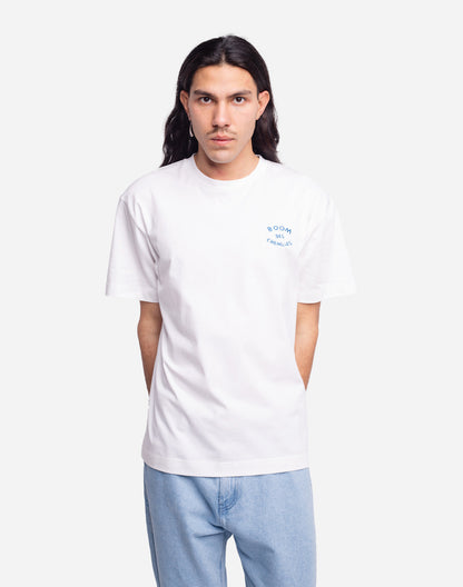 T-shirt Boom écru ample