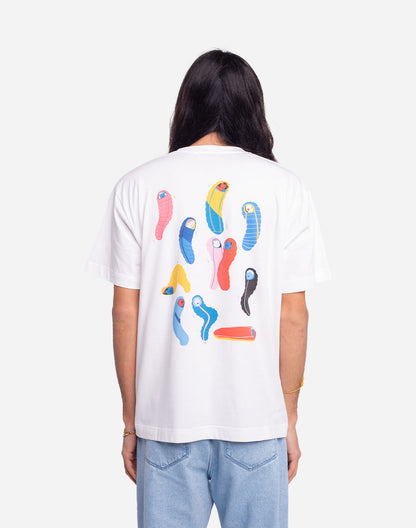 T-shirt Boom écru ample