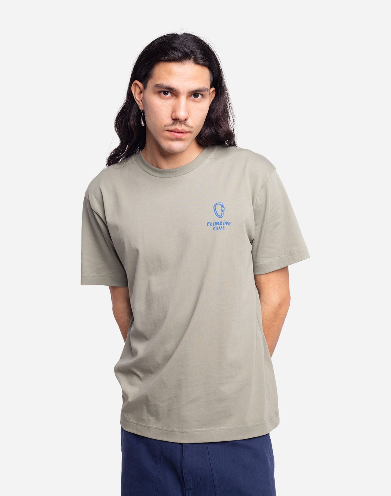 T-shirt Capra argile ample