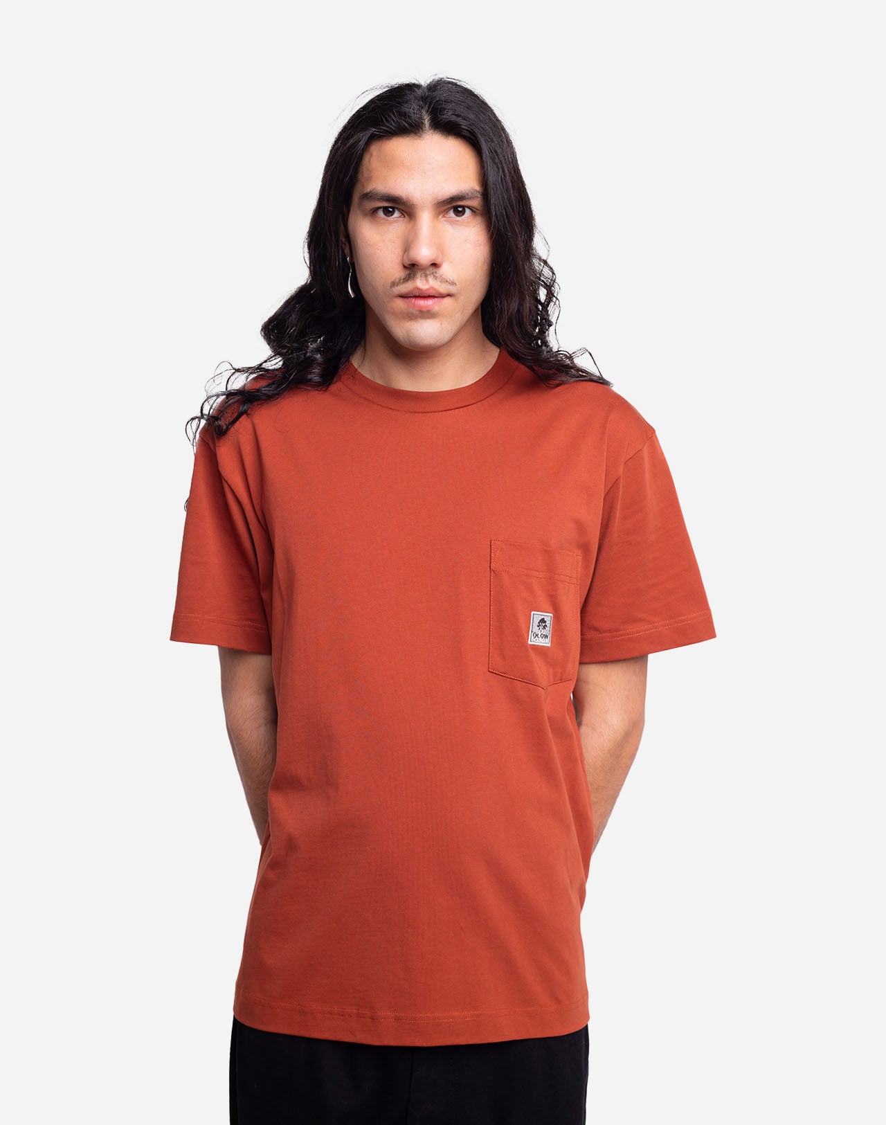 T-shirt Canopée rouille ample