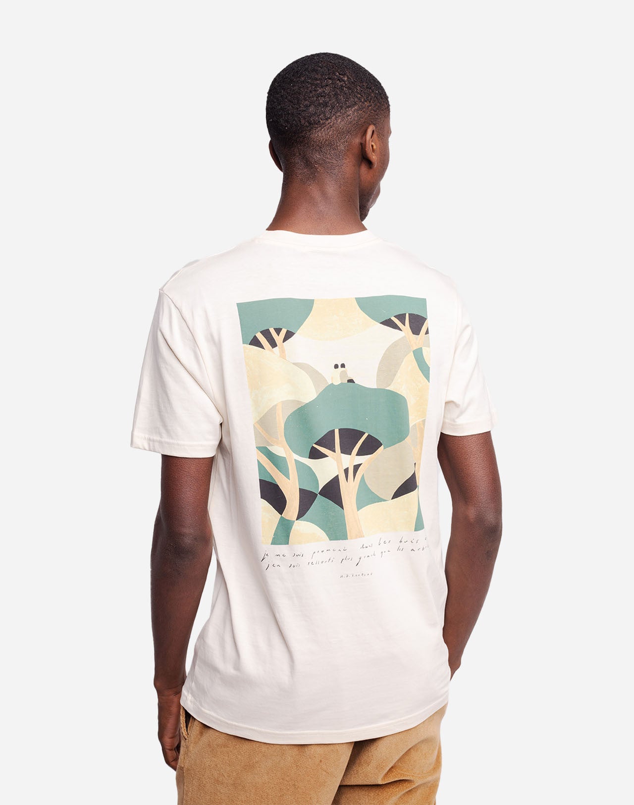 T-shirt Contemplation ivoire