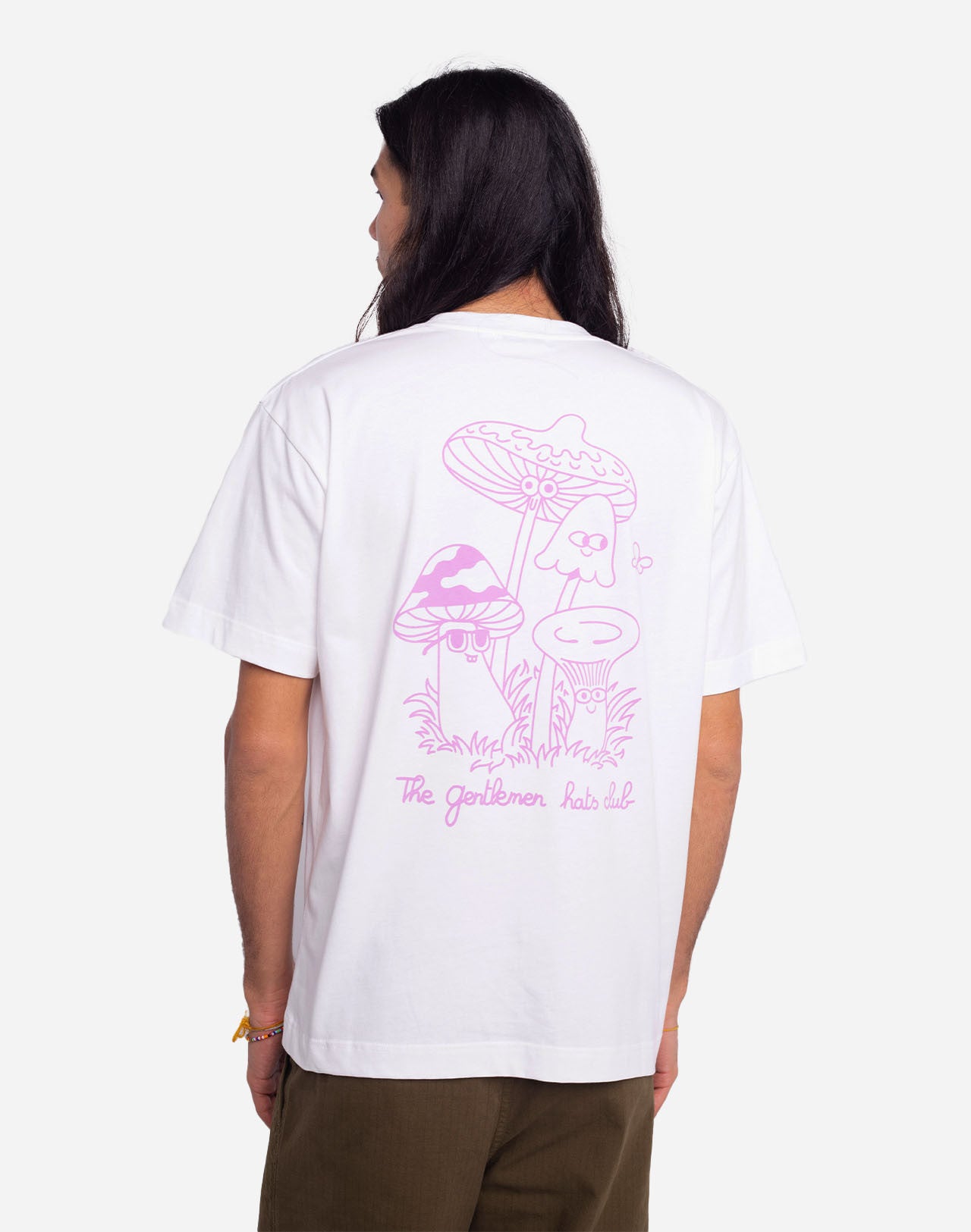 T-shirt Hats club écru ample