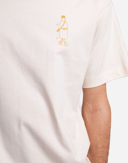 T-shirt Hiking Trip ivoire ample
