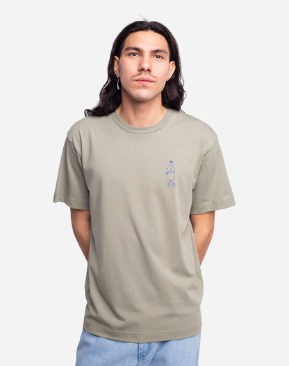 T-shirt Hiking Trip argile ample