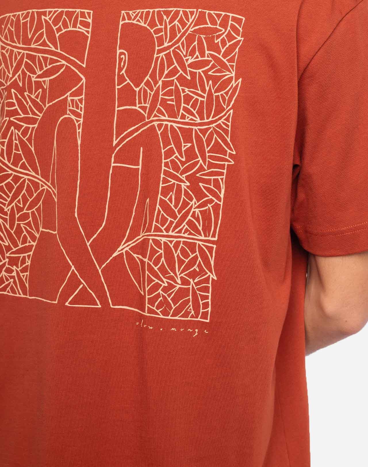 T-shirt Le Murmure rouille ample