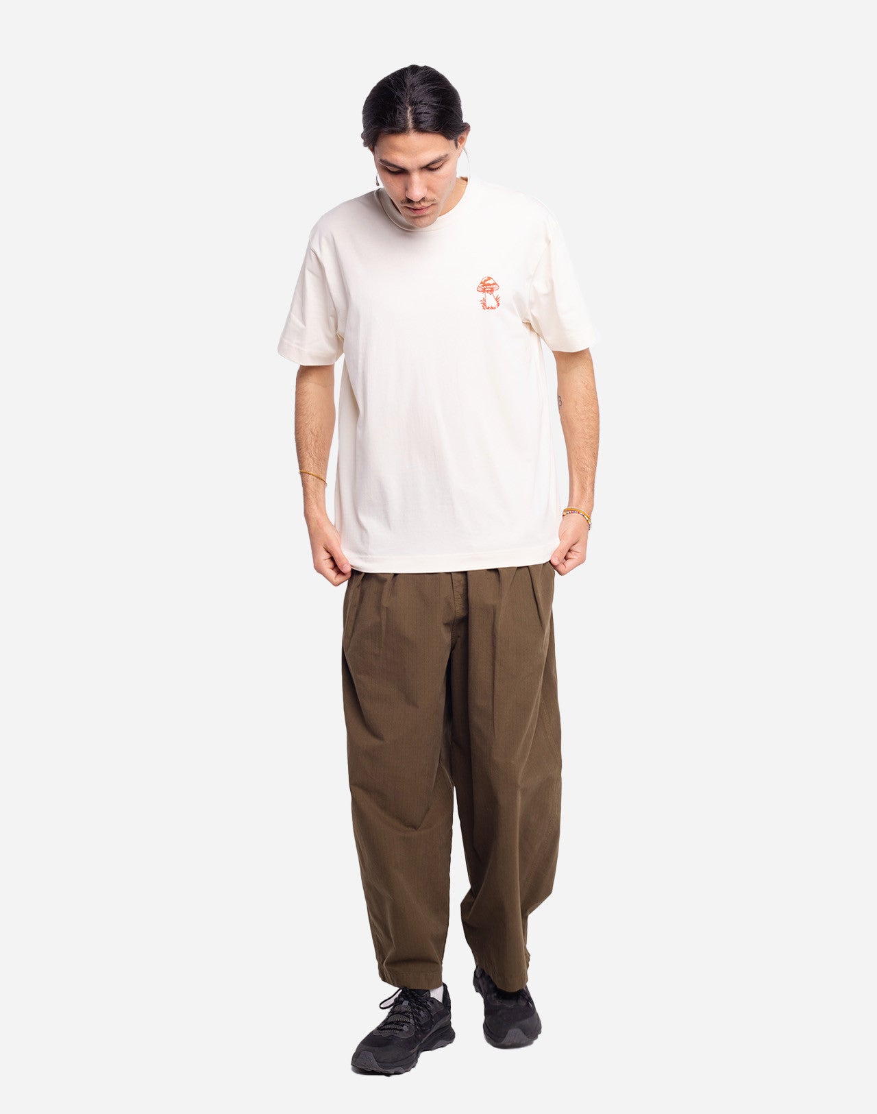 T-shirt Mushroom Ivoire ample