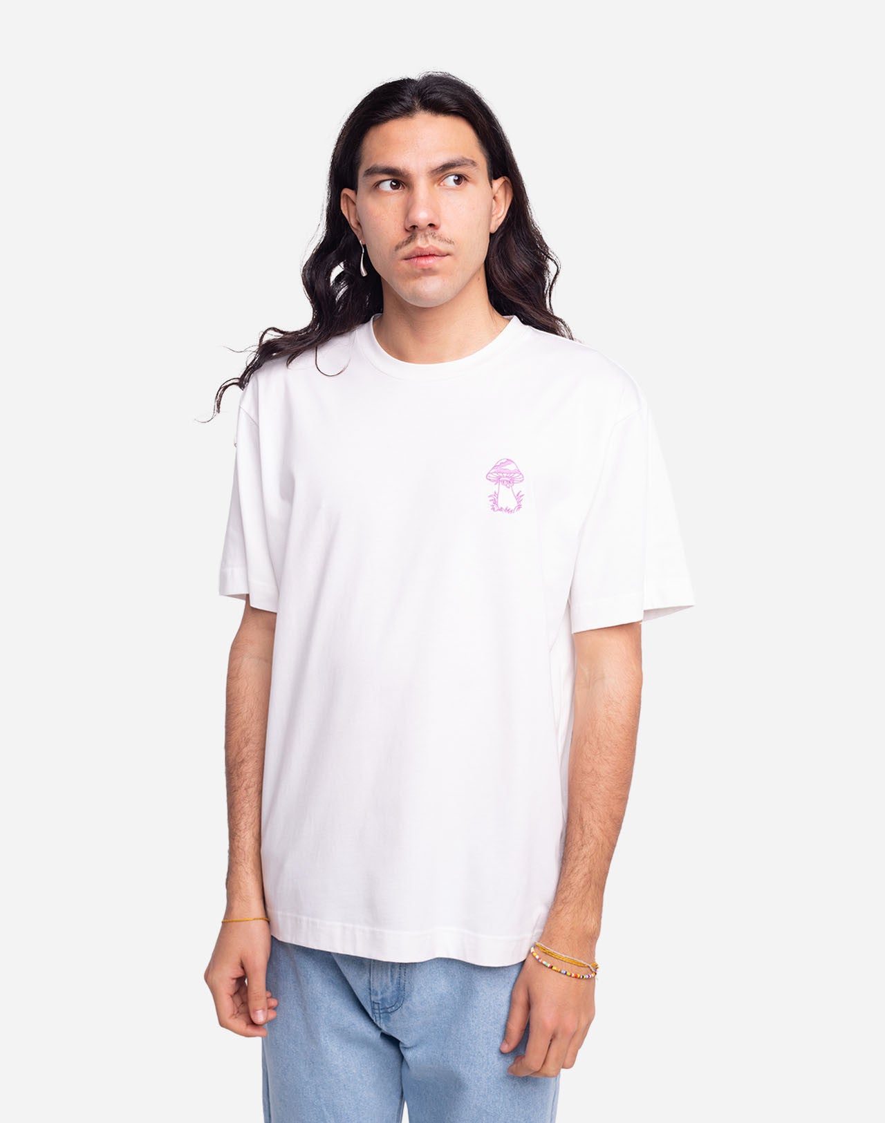 T-shirt Mushroom écru ample
