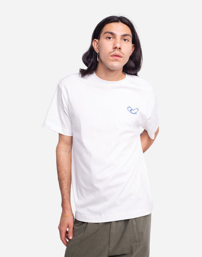 T-shirt Passarinho écru ample